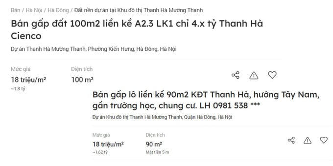 Có 2 tỷ đồng có thể săn được đất nền biệt thự liền kề vùng nào Hà Nội?