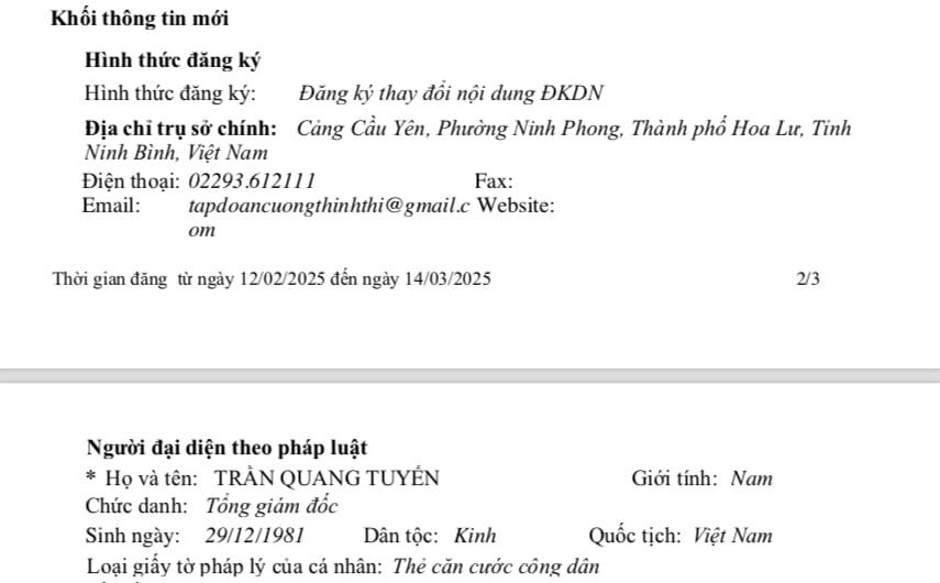 DN nghìn tỷ Cường Thịnh Thi trúng gói thầu hơn 624 tỷ tại Hà Nam