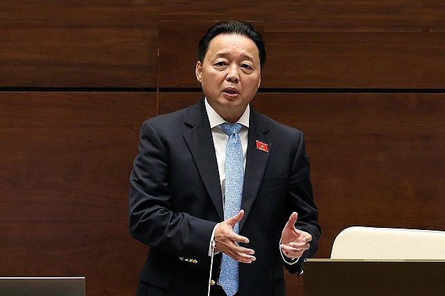 Bộ trưởng Bộ Tài nguyên và Môi trường Trần Hồng Hà. Ảnh: Doanh nghiệp và Hội nhập &nbsp;