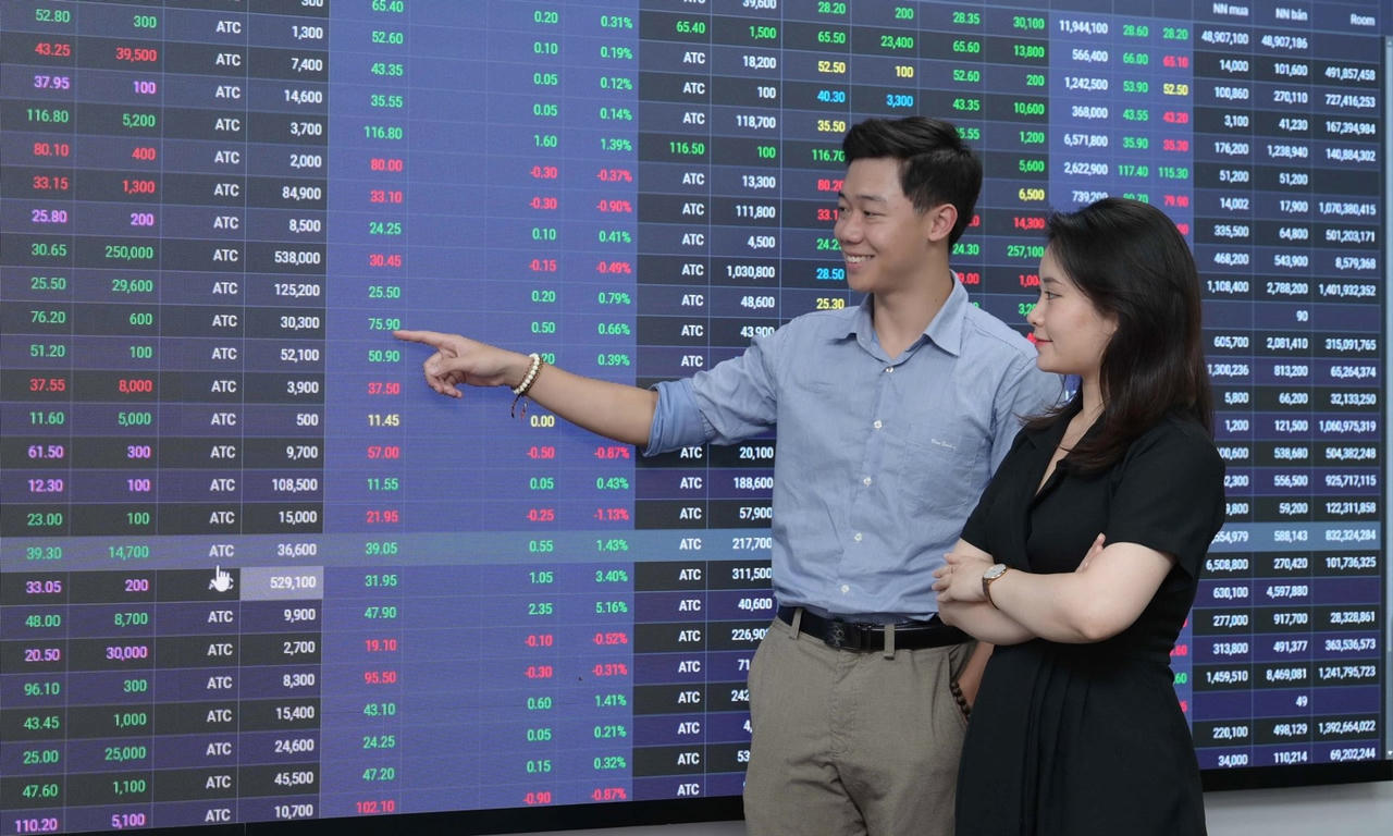 VN-Index rón rén vượt đỉnh