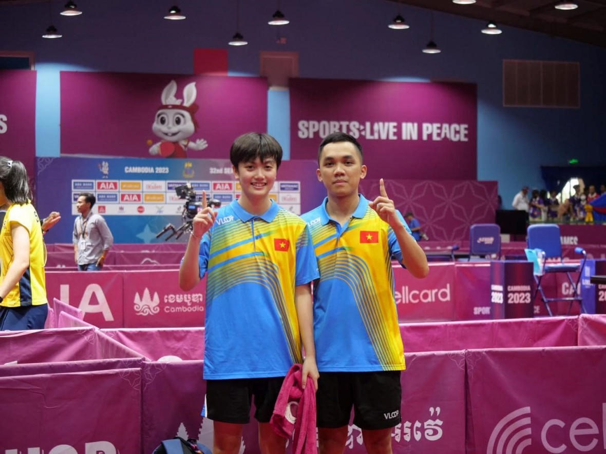 Mai Ngọc - Anh Hoàng làm rạng danh lò đào tạo bóng bàn Hà Nội T&T