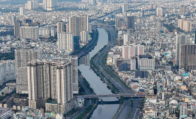 Bất động sản trung tâm TP HCM. Ảnh minh họa.