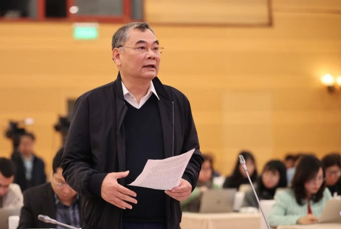 Trung tướng Tô Ân Xô, Người phát ngôn Bộ Công an thông tin về các vụ án nóng&nbsp;đang được điều tra - Ảnh: VGP/Nhật Bắc
