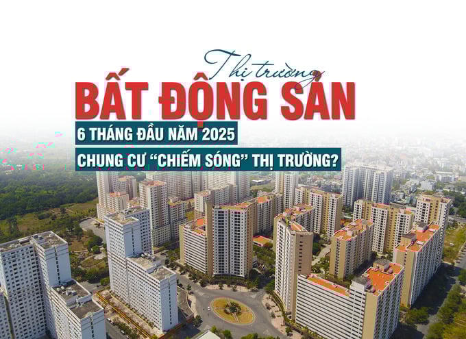 Thị trường bất động sản 6 tháng đầu năm 2025: chung cư “chiếm sóng” thị trường?