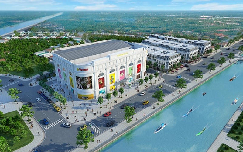 Phối cảnh Vincom shophouse Tuyên Quang của Tập đoàn Vingroup. &nbsp;