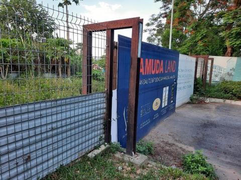 Khu hạ tầng được khách hàng tại dự án Gamuda Gardens phản ánh chưa hoàn thiện.