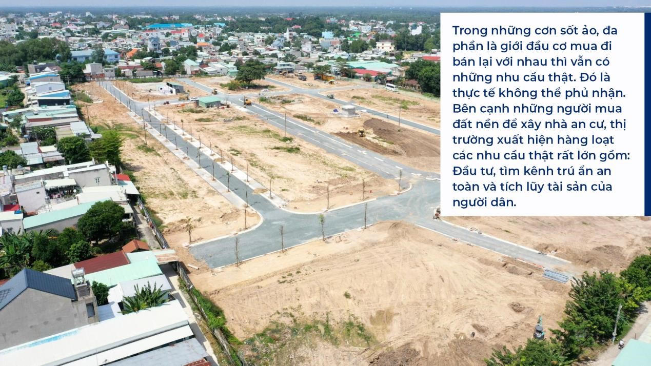 Trong những cơn sốt đất ảo thì nhu cầu mua thật vẫn luôn hiện hữu &nbsp;