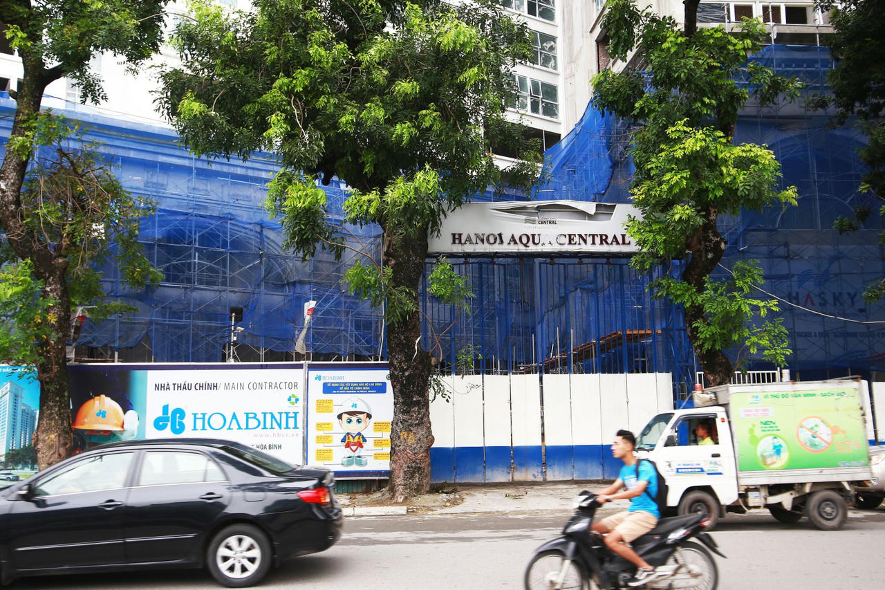Dự án Hà Nội Aqua Central số 44 Yên phụ vướng hàng loạt sai phạm