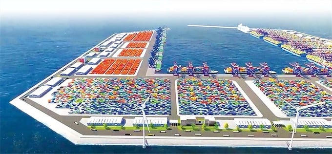 Phối cảnh cảng Trần Đề