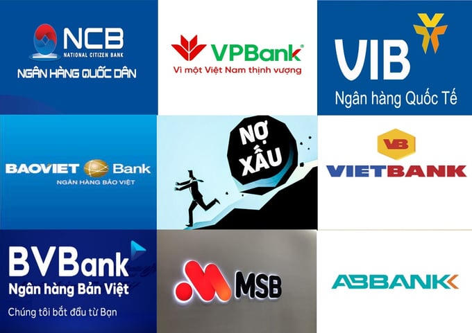 Loạt ngân hàng có nợ xấu tăng cao, vượt mức 3%