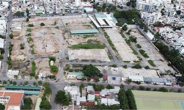 Khu đất Kho cảng Bình Tân sẽ được đưa ra đấu giá trong năm nay. Ảnh: Sở Tài nguyên và Môi trường tỉnh Khánh Hòa.