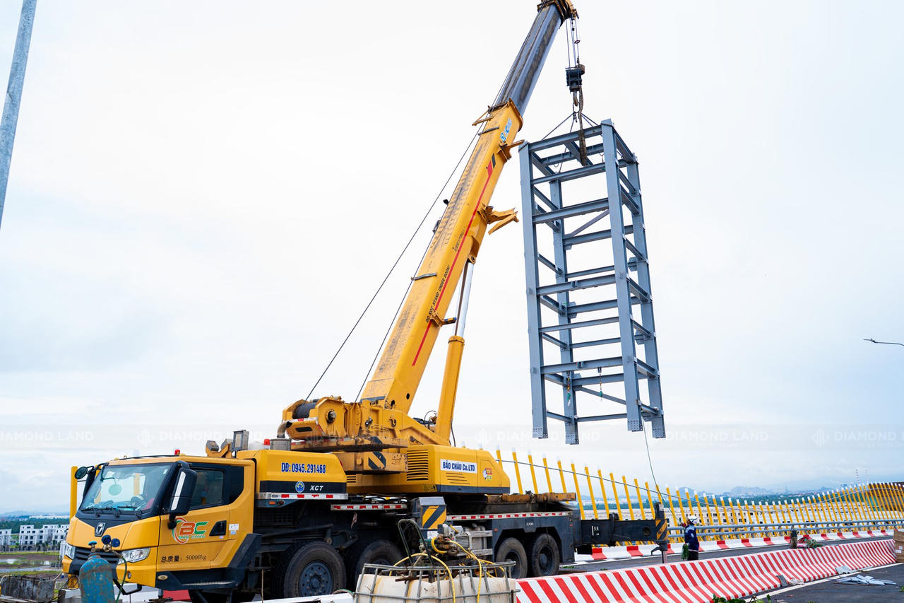 Cận cảnh cây cầu 2.300 tỷ nối đảo Hoàng Gia của Vingoup