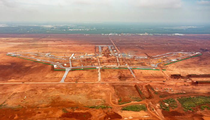 Cận cảnh công trường nhà ga hơn 35.000 tỷ đồng sân bay Long Thành sau 2 tháng khởi công