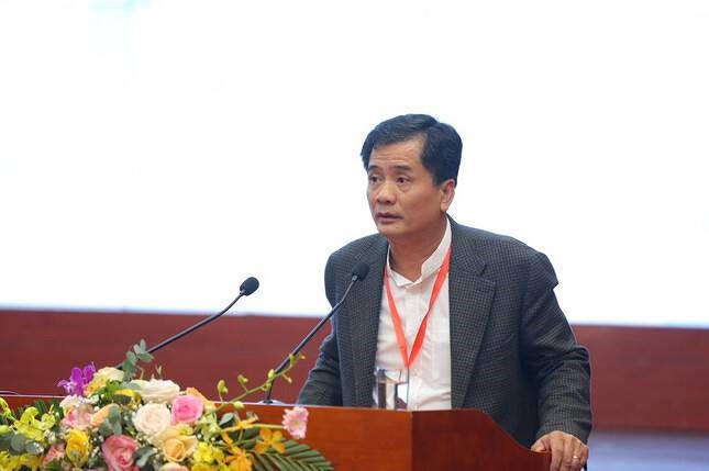 Ông Nguyễn Văn Đính phát biểu tại Hội Thảo (Ảnh: Tiền Phong). &nbsp;