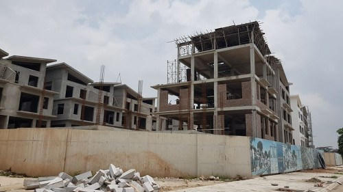 Suốt thời gian dài, lô biệt thự không phép vẫn không bị xử lý dứt điểm