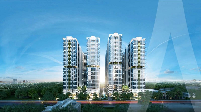 Phối cảnh dự án Astral City Bình Dương. &nbsp;