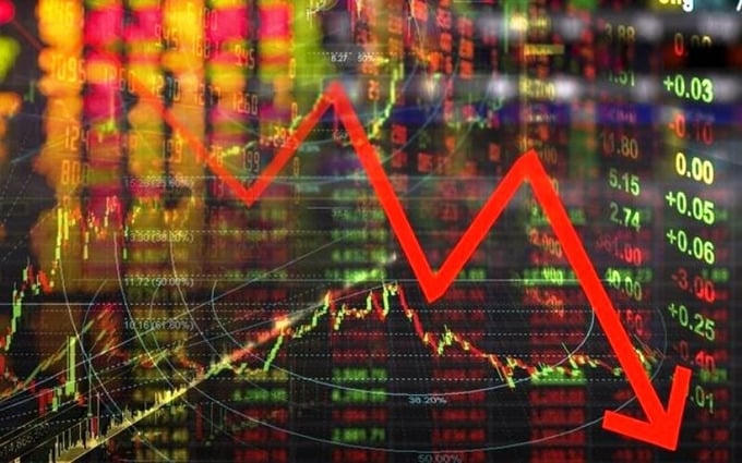 VN-Index giảm gần 8 điểm. (Ảnh minh họa)