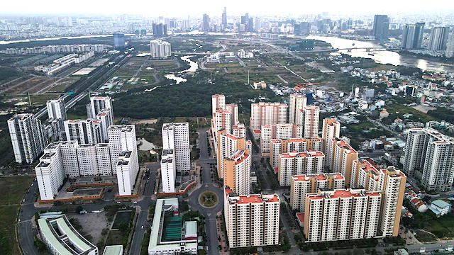 Khu tái định cư trên "đất vàng" Thủ Thiêm sau 2 lần đấu giá công khai vẫn tiếp tục "bán ế". &nbsp; &nbsp;