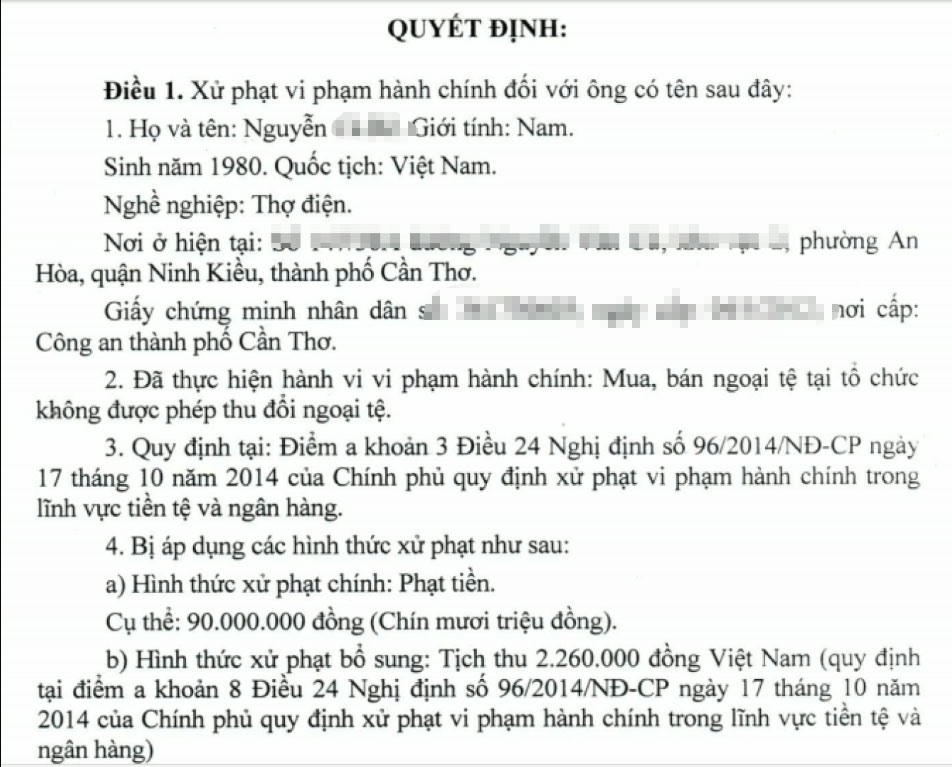 Đổi ngoại tệ ở đâu để không bị phạt tiền hàng trăm triệu?