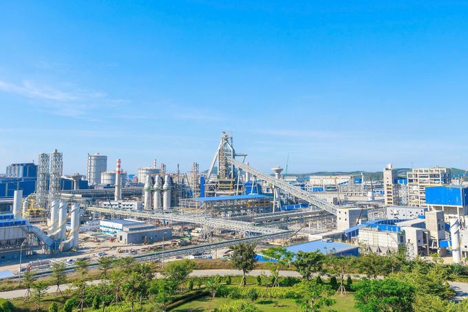 Dự án Dung Quất 2 đã đạt được 80% tiến độ phân kỳ 1. Ảnh: Hòa Phát &nbsp;