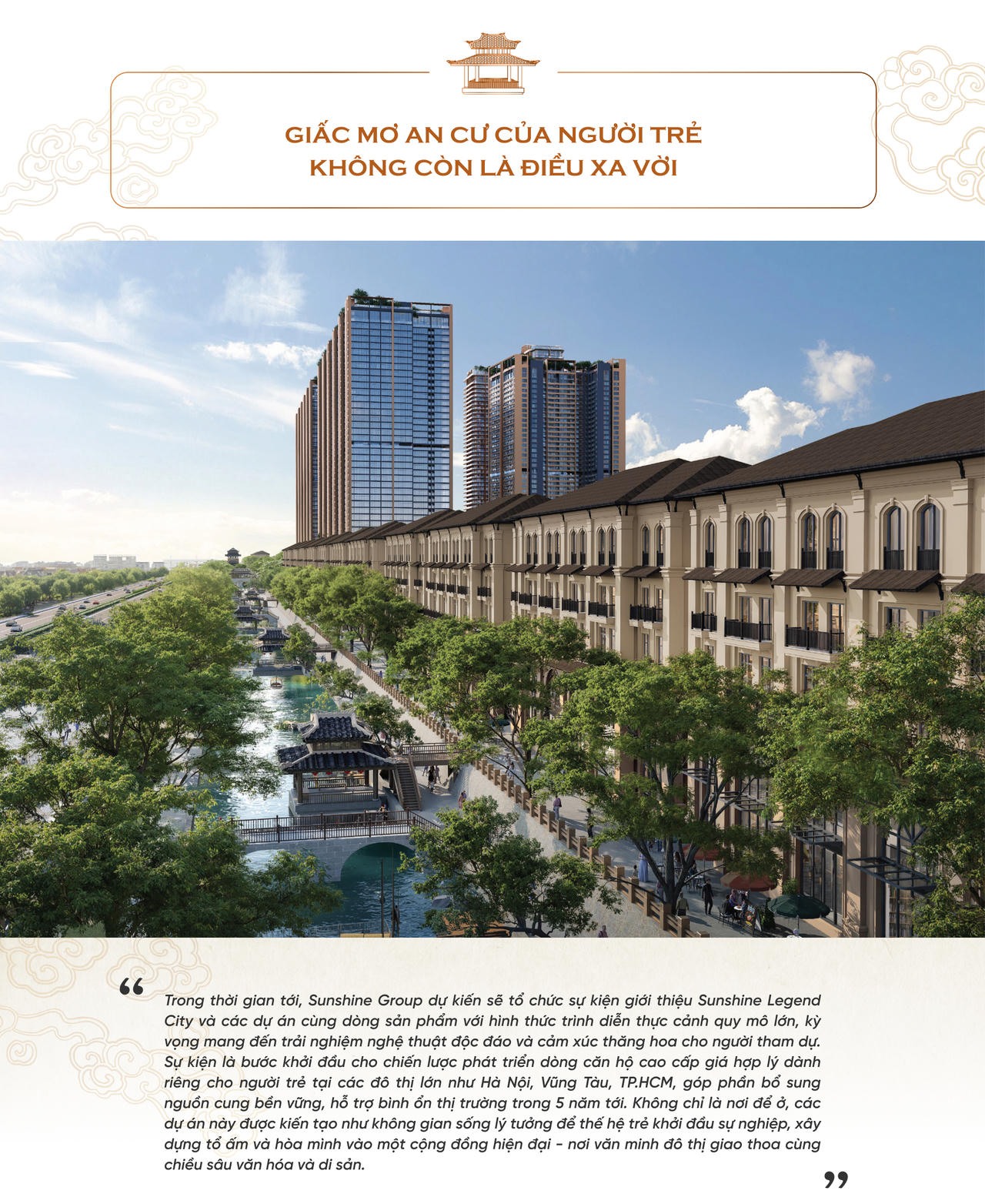 Sunshine Group ra mắt Sunshine Legend City với gần 8.000 căn hộ cao cấp giá hợp lý dành cho người trẻ cùng gói tín dụng từ SHB - góp phần bảo tồn di sản Phố Hiến phía Đông Thủ đô