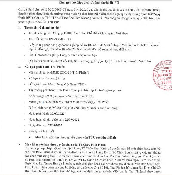 Một công ty con của Tập đoàn Masan vừa phát hành thành công 290 tỷ đồng trái phiếu