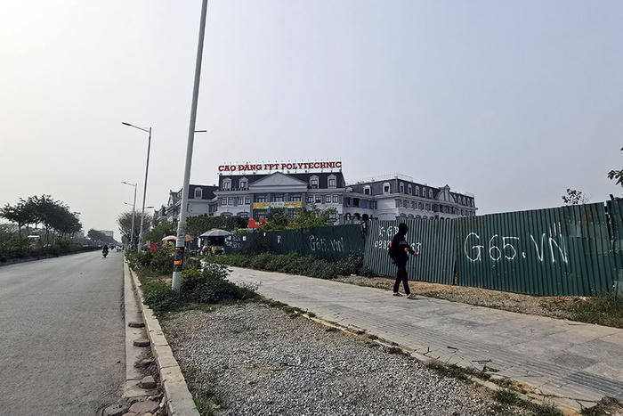 Đường rộng 40m hướng đến KĐT Xuân Phương vẫn dang dở sau nhiều năm xây dựng