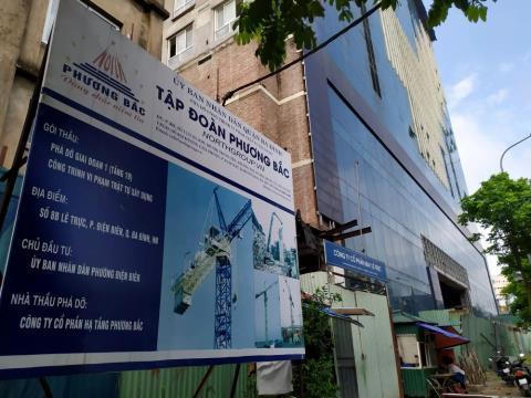 Đến hạn chót, 8B Lê Trực vẫn sừng sững giữa thủ đô