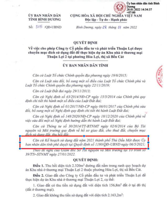 Bình Dương: Những dự án của Kim Oanh Group dính lùm xùm bây giờ ra sao?