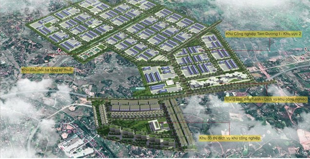 Phối cảnh dự án Khu công nghiệp Tam Dương của SHI