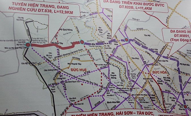 Long An đầu tư 2.300 tỷ đồng kết nối cửa khẩu Mỹ Quý Tây đến TP Hồ Chí Minh 