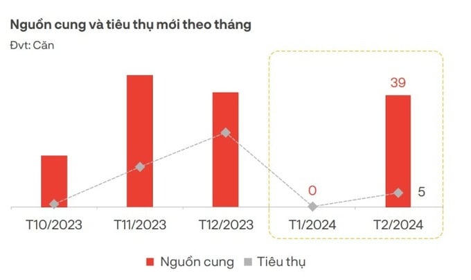 Nguồn cung mới và tiêu thụ của biệt thự nghỉ dưỡng ghi nhận ở mức thấp trong 2 tháng đầu năm 2024 &nbsp;