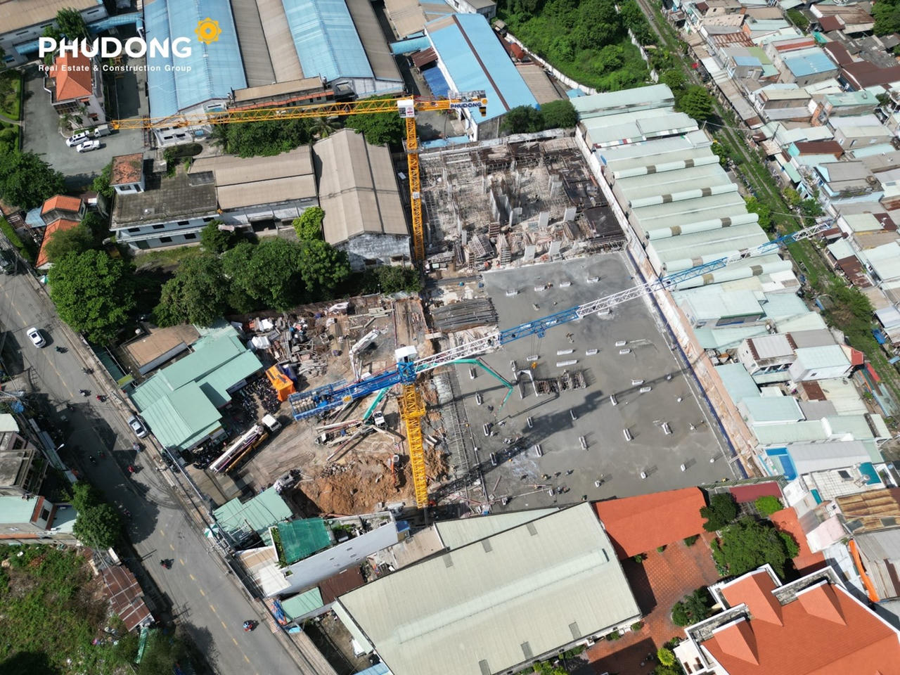 Phú Đông Sky Garden vươn cao từng ngày và dự kiến hoàn thành vào năm 2024.