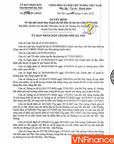 Hà Nội vừa duyệt quy hoạch 1/500 siêu đô thị "khủng" gần 90 nghìn dân ở Gia Lâm
