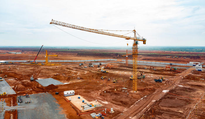 Cận cảnh công trường nhà ga hơn 35.000 tỷ đồng sân bay Long Thành sau 2 tháng khởi công