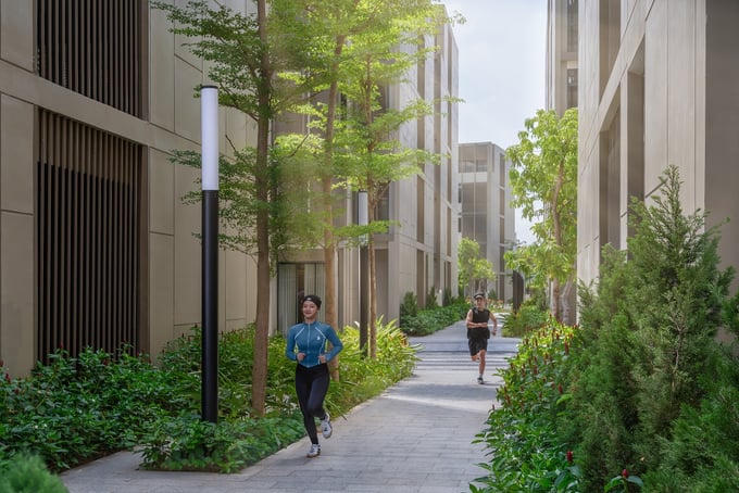 Không gian xanh thoáng mát giữa đô thị hiện đại