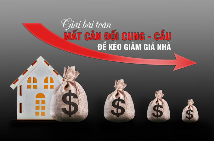 Giải bài toán mất cân đối cung – cầu để kéo giảm giá nhà