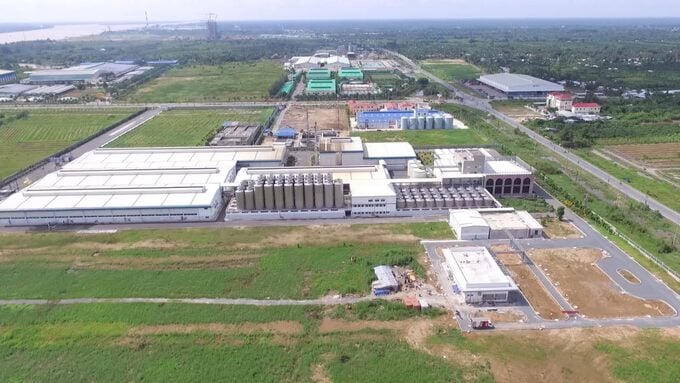 Khu công nghiệp Sông Hậu 2 có quy mô diện tích 380 ha
