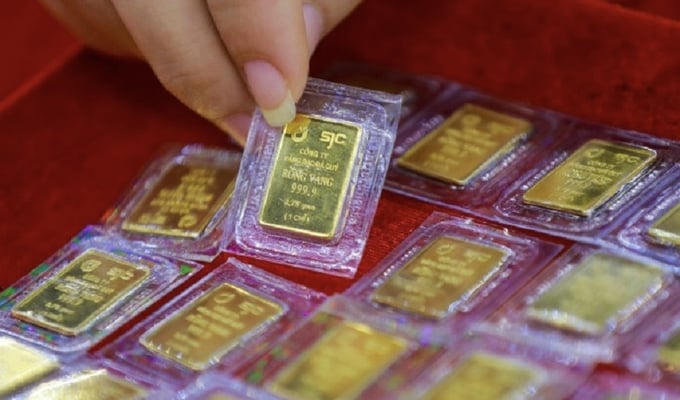 Giá vàng&nbsp;miếng SJC giảm mạnh 500.000 đồng/lượng.