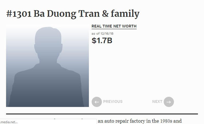 Làm mạnh ở Thủ Thiêm, tỷ phú Trần Bá Dương thu nguồn tiền lớn