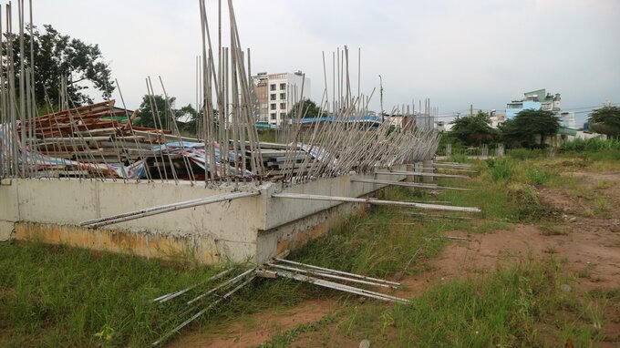 Phía bên trong khu vực dự án.