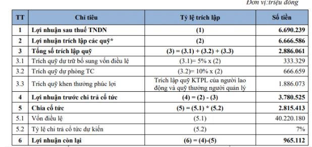 Nguồn: Tài liệu họp ĐHĐCĐ. &nbsp;