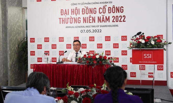 CTCP Chứng khoán SSI tổ chức đại hội đồng cổ thường niên 2022 theo hình thức trực tuyến vào 7/5/2022. &nbsp;