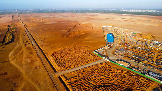 Toàn cảnh công trình tuyến đường T1 &nbsp;