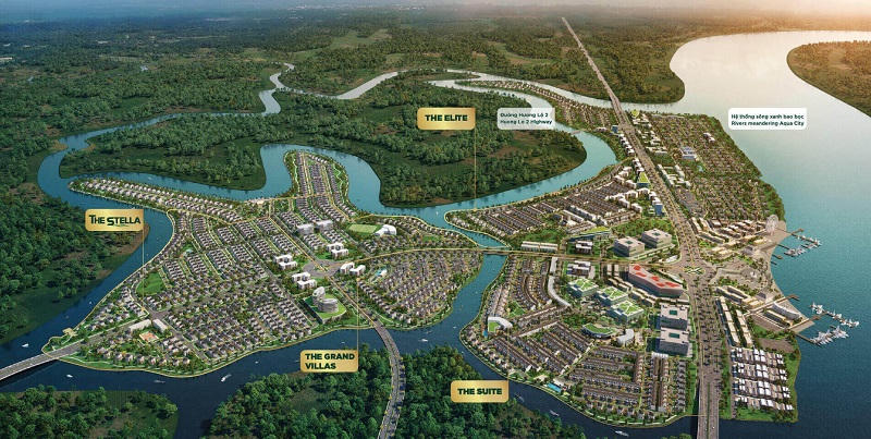 Phối cảnh dự án Aqua Riverside City của Tập đoàn Novaland. &nbsp;