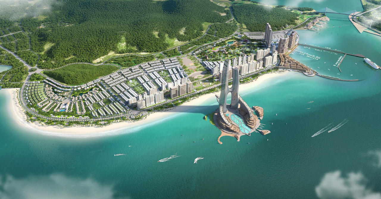 Quần thể đô thị nghỉ dưỡng Sun Elite City quy mô 324 ha. (Ảnh: Sun Property) &nbsp;