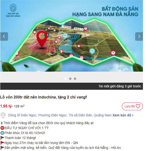 Tin rao bán đất nền lỗ vốn tại Quảng Nam &nbsp;