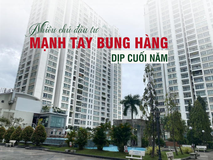 Nhiều chủ đầu tư mạnh tay bung hàng dịp cuối năm