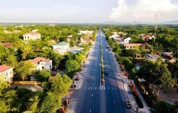 Huyện Phong Điền khi lên thị xã sẽ có 6 phường mới. Ảnh: Báo Tiền Phong &nbsp;