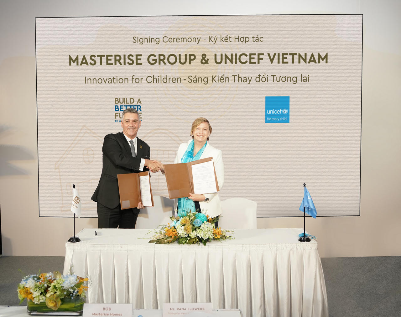 Masterise Group ký kết hợp tác chiến lược dài hạn với Quỹ Nhi đồng Liên Hợp quốc (UNICEF) &nbsp;